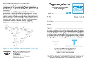 Bild von DS1 - Digitale Tagesangelkarte Havel und Seen