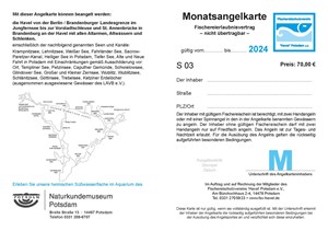 Bild von S03 - Monatsangelkarte Tag/Nacht Havel und Seen